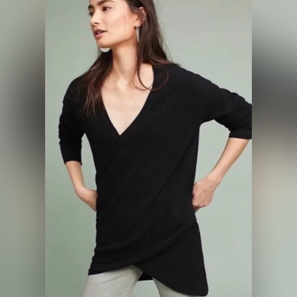 Anthropologie Sweaters - Anthropologie - NWT - Postmark Black Stowe Tunic Sweater - S